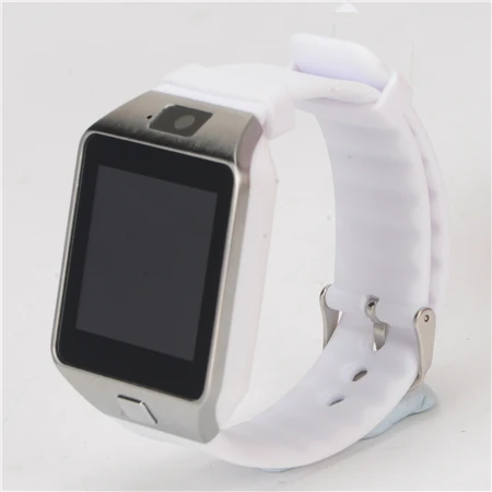 White Умные часы DZ09, умные часы с поддержкой TF карты, sim-камеры, спортивные наручные часы с Bluetooth для Samsung, Huawei, Xiaomi, Android Phone - Цвет: White