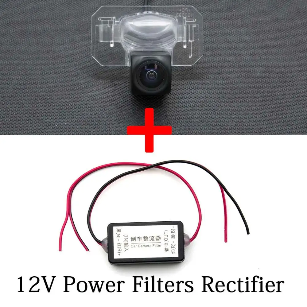 Camera n Filters MCCD рыбий глаз 1080P Starlight Автостоянка ЖК-монитор запасная камера заднего вида для Honda Accord City Freed Fit Sedan Civic CIIMO - Название цвета: Camera n Filters