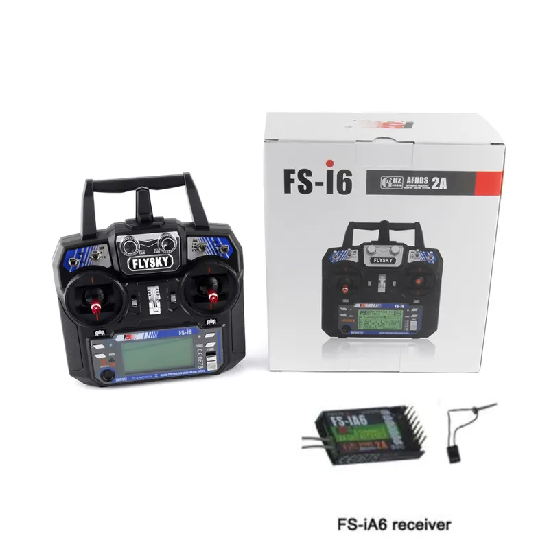 Flysky FS-i6 FS I6 2,4G 6ch RC передатчик контроллер FS-iA6 или FS-iA6B приемник для RC вертолет самолет Квадрокоптер планер Дрон