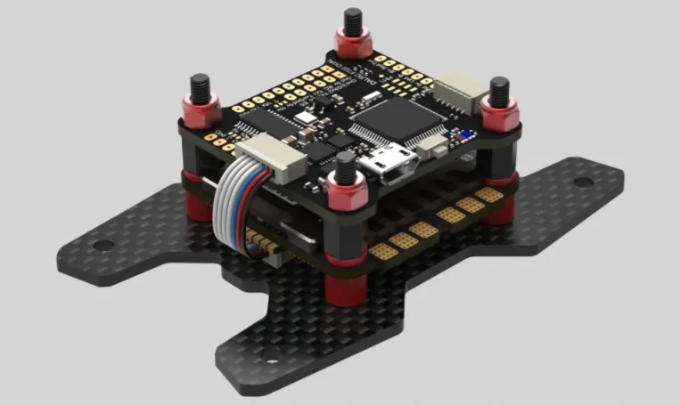 30 5*30 5 мм DALRC Rocket 45A 4 в 1 ESC 3 6S BLheli32 поддержка DShot1200 STM32f051 FPV Бесщеточный & F722 DUAL