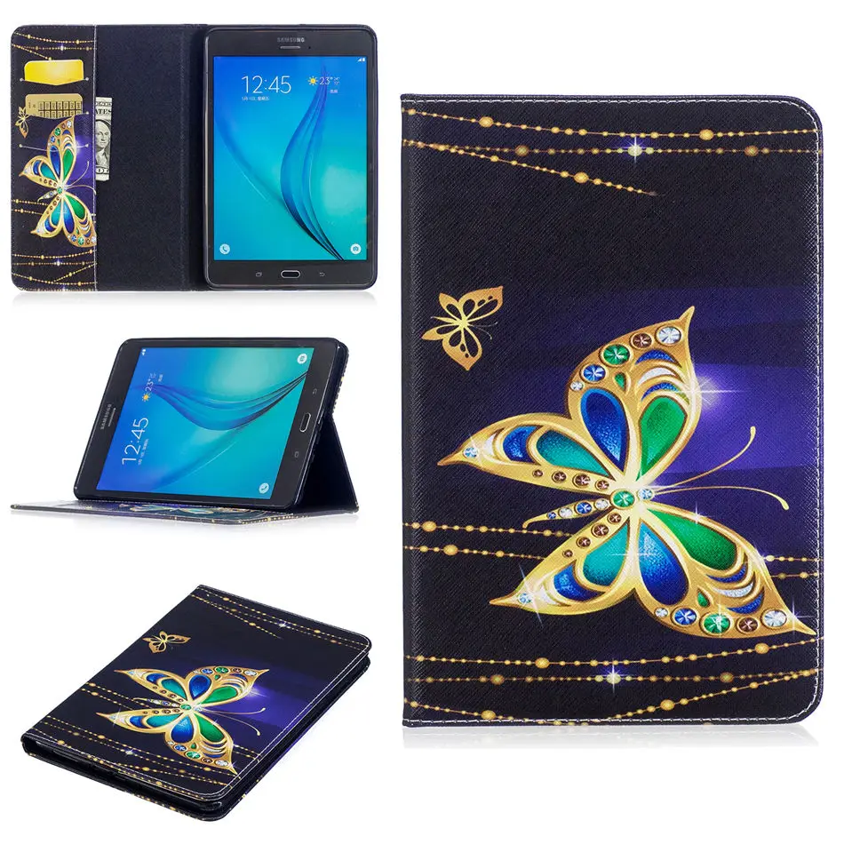 Модный чехол с рисунком панды 8 дюймов для Samsung Galaxy Tab A T350 T351 T355 P350 0 умный планшета