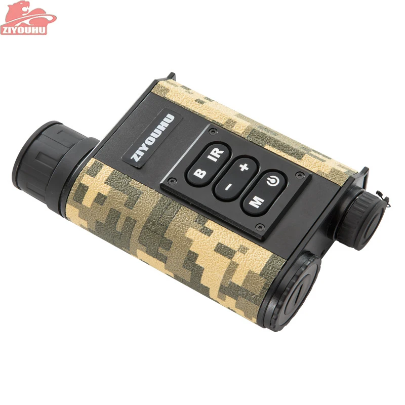 Camouflage 500 м дальномер лазерный дальномер 200 м устройство ночного видения оптическое 6X Увеличение режим тумана доступный инструмент ранжирования для наружного применения - Цвет: Camouflage