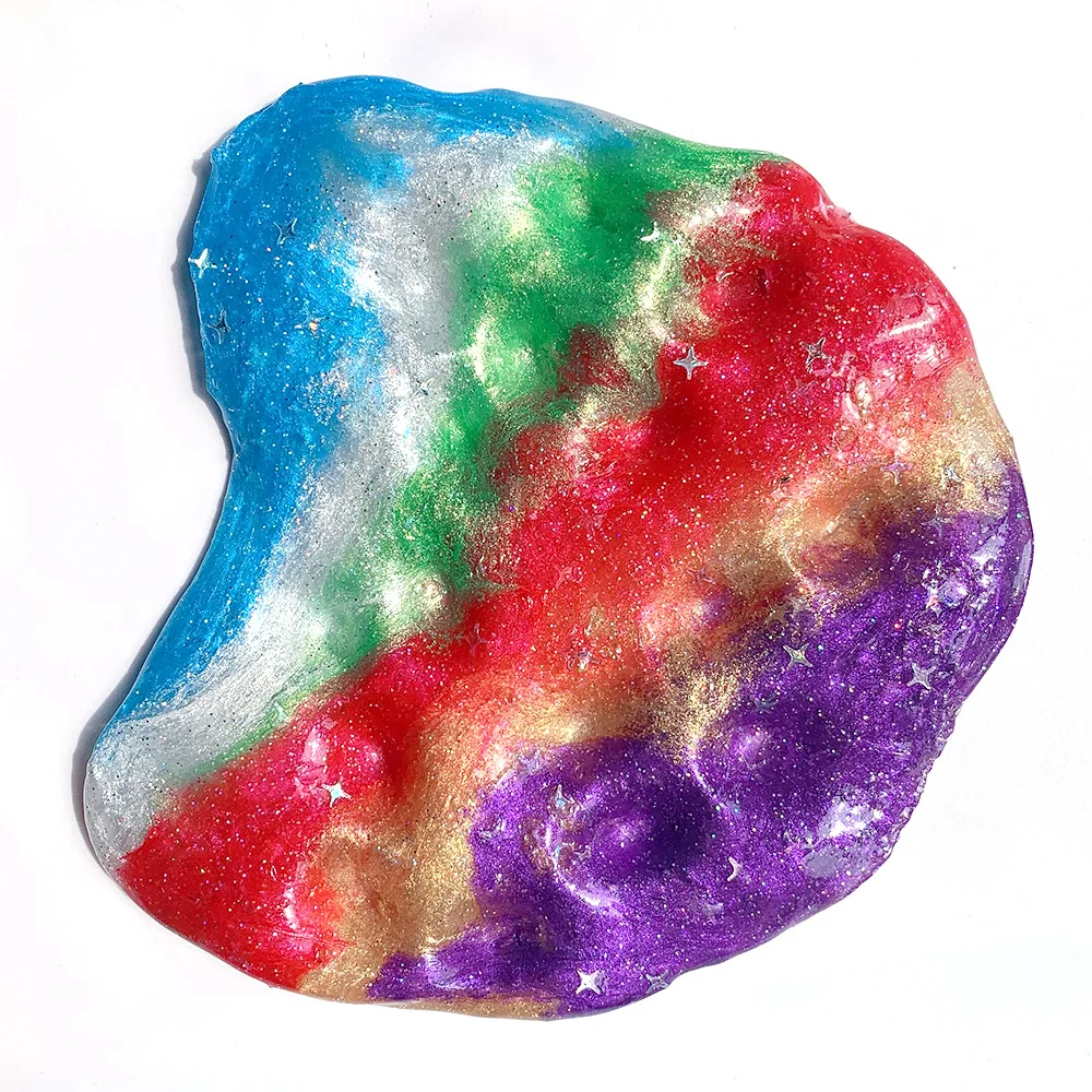 60 мл DIY Блестящий Galaxy Slime Sludge ароматизированный Пластилин хлопок грязь блеск Хрустальная глина снятие стресса детские игрушки