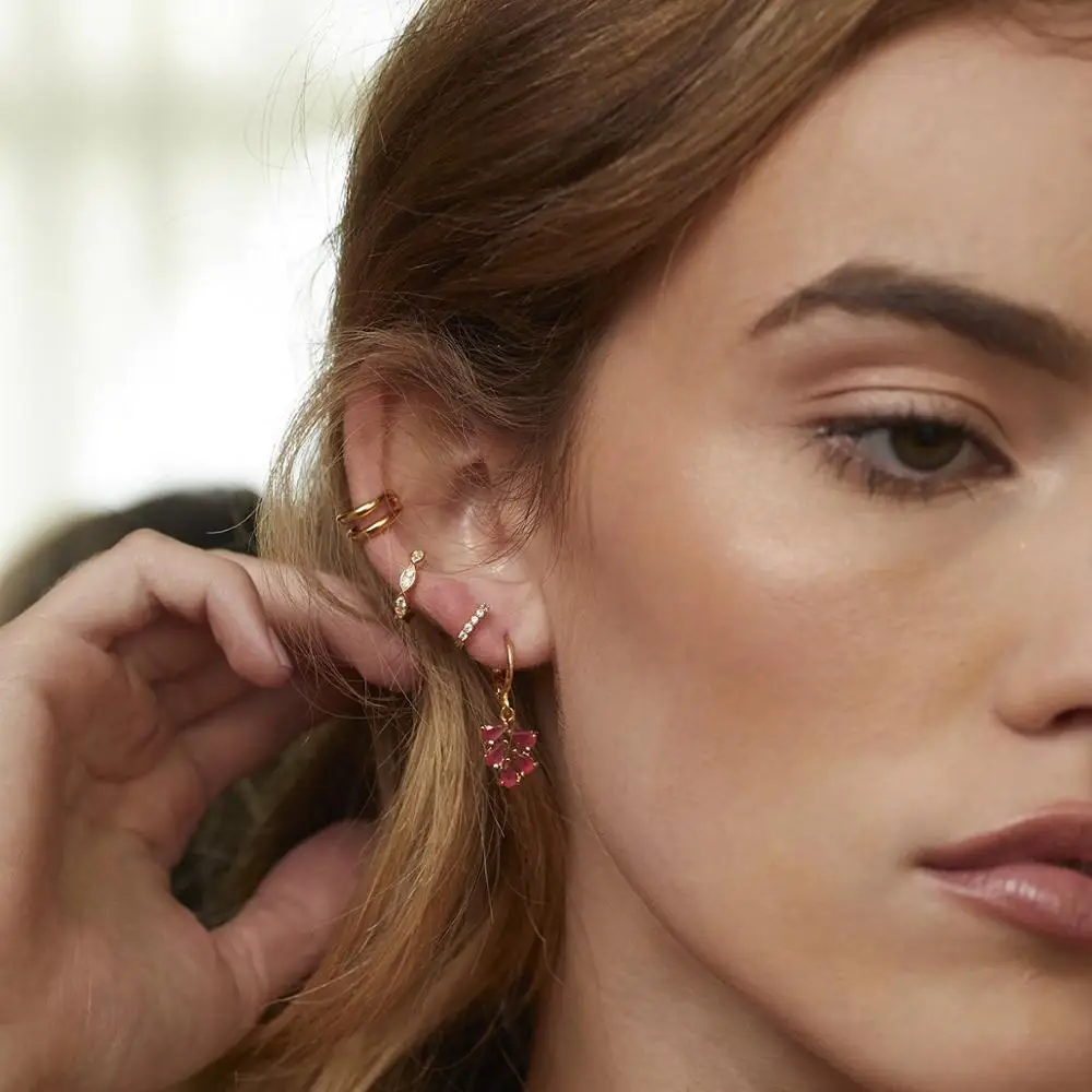 Женские серьги-капельки с камнем-талисманом | Украшения и аксессуары