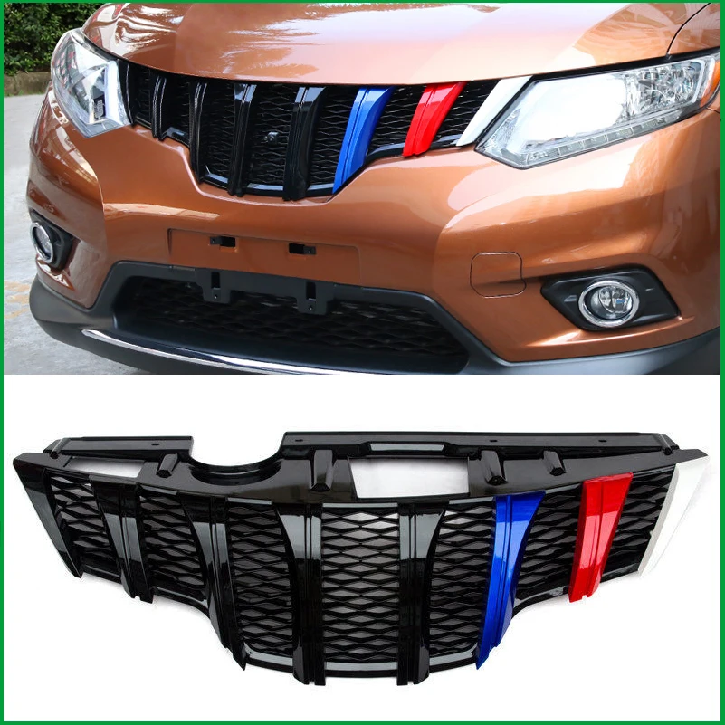 Для Nissan X Trail Rogue T32 2014 2015 2016 передний бампер сетчатая решетка Вокруг отделки