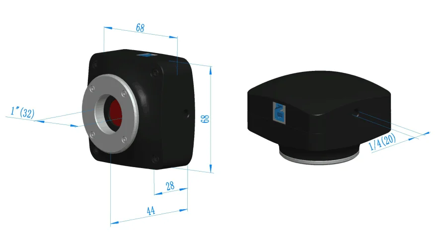 3.1MP USB3.0 E3ISPM03100KPA Mircoscope C-mount окуляр камера с sony IMX265 CMOS сенсор IP103100A 53fps для использования в темном поле