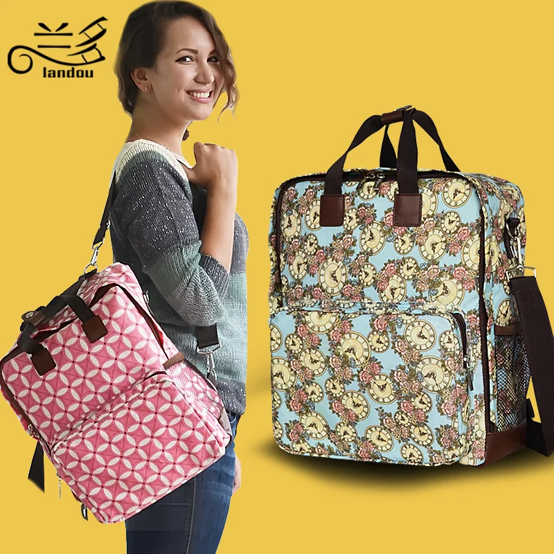 Модная Большая вместительная водонепроницаемая сумка для подгузников