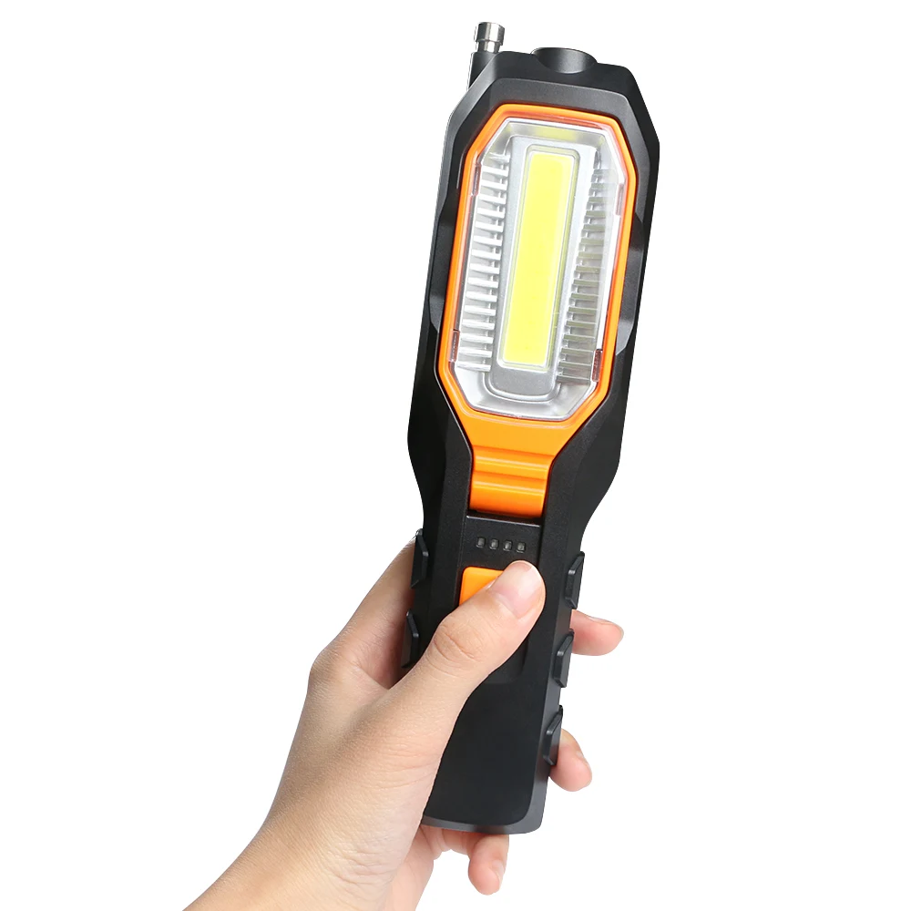 Enjoydeal USB Перезаряжаемый рабочий свет Магнитный COB LED портативный крюк 4 режима