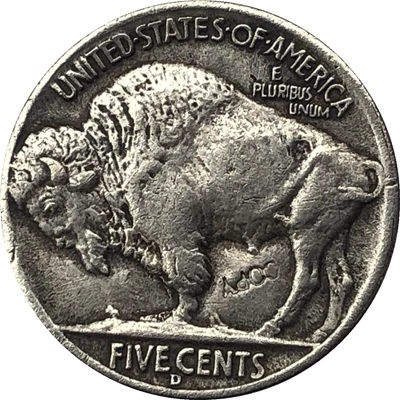 Hobo Nickel 1937 D копия трехногих фотоникелевых монет типа 89|Безвалютные монеты| |