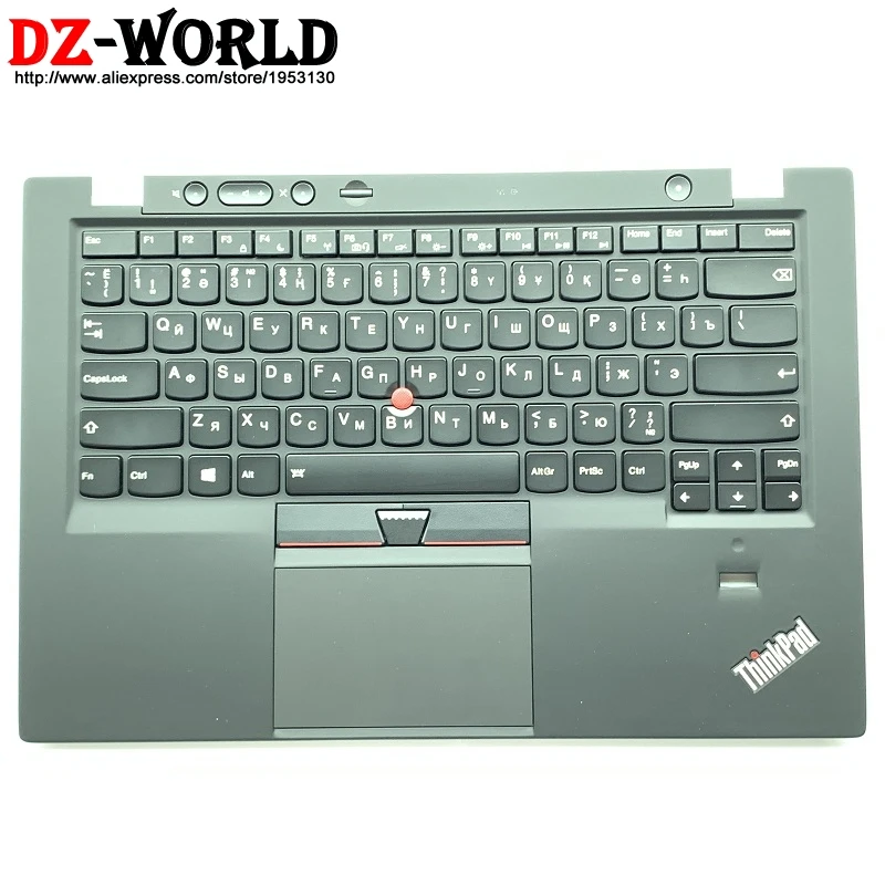 

New Palmrest Upper Case With Kazakh Russian Backlit Keyboard Touchpad for Lenovo Thinkpad X1 Carbon 1st C Cover 04Y0804 00HT056