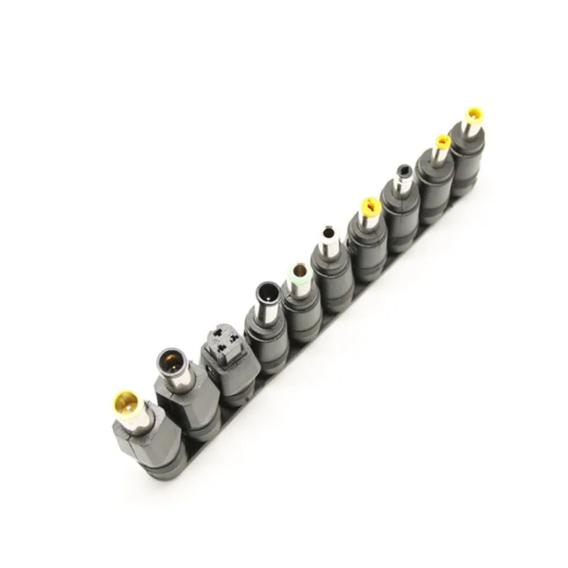 Адаптер питания для ноутбука 10 шт. коннекторы универсальное зарядное устройство