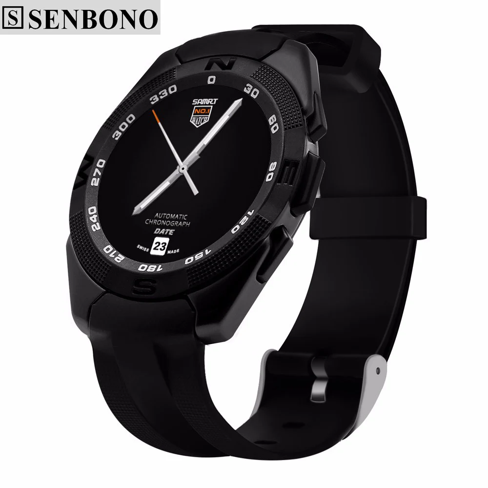 Senbono Новый G5 Смарт часы MTK2502 Smartwatch монитор сердечного ритма Фитнес трекер вызова