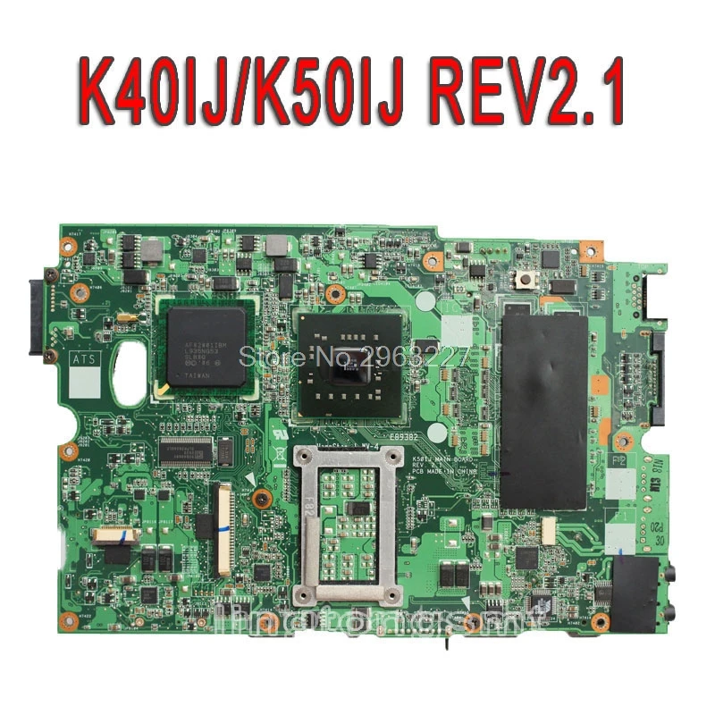 Материнская плата k50ij для ноутбука For Asus REV 2 1 100% Протестировано 60 дней