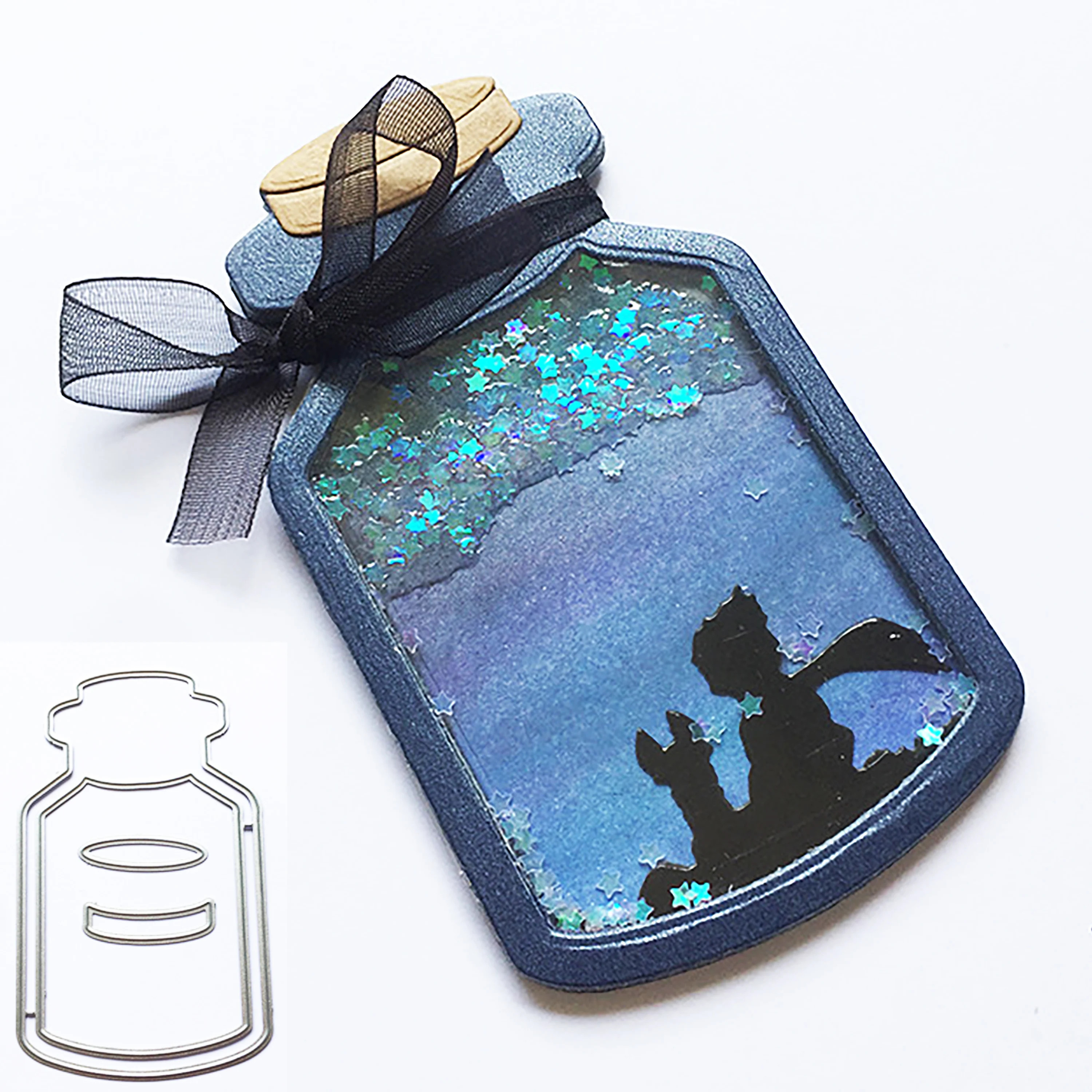 Металлические Вырубные штампы Wish Bottle Cup для рукоделия скрапбукинга альбома