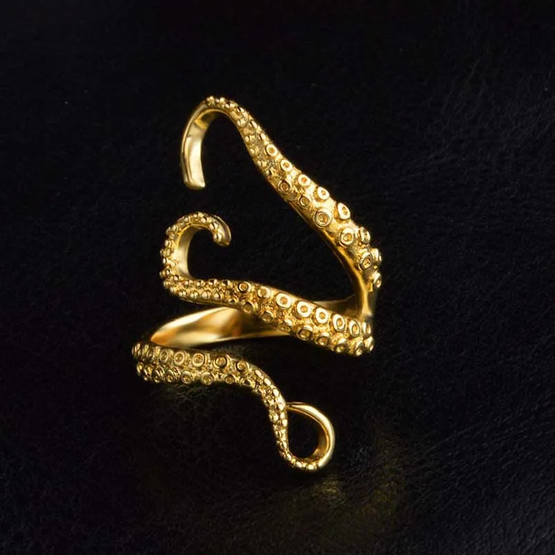 Брендовые Новые Регулируемые кольца с серебряным покрытием золотого цвета в