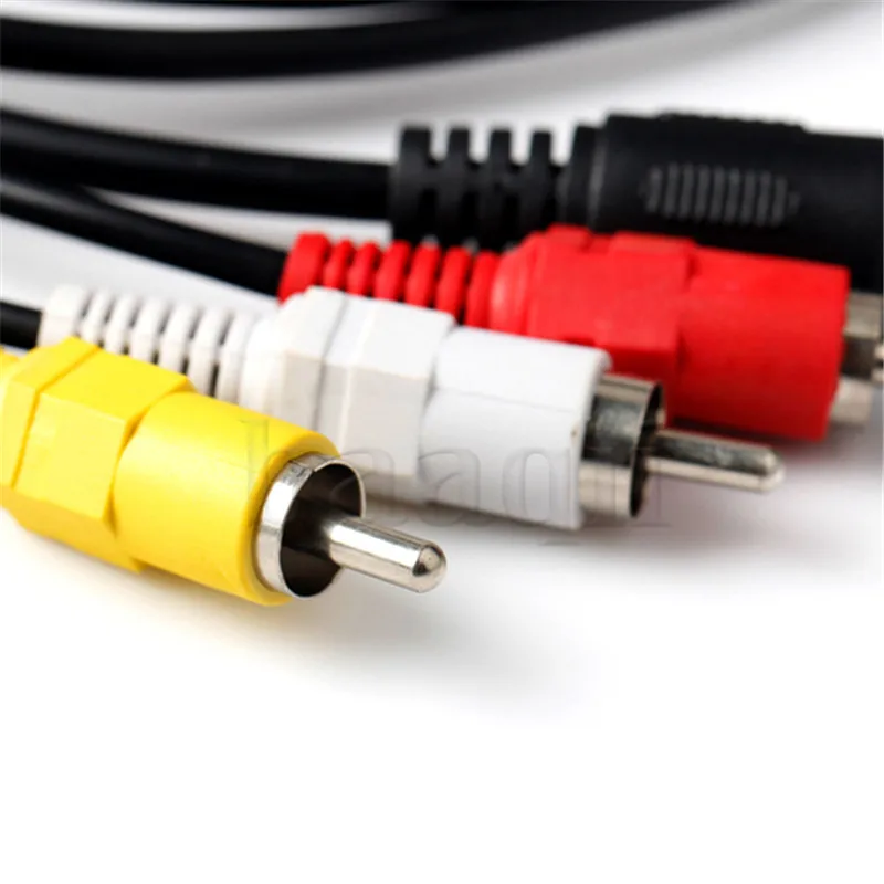 AV Мини RCA контактный разъем 2 аудио 1 видео s кабель привести набор запасных частей