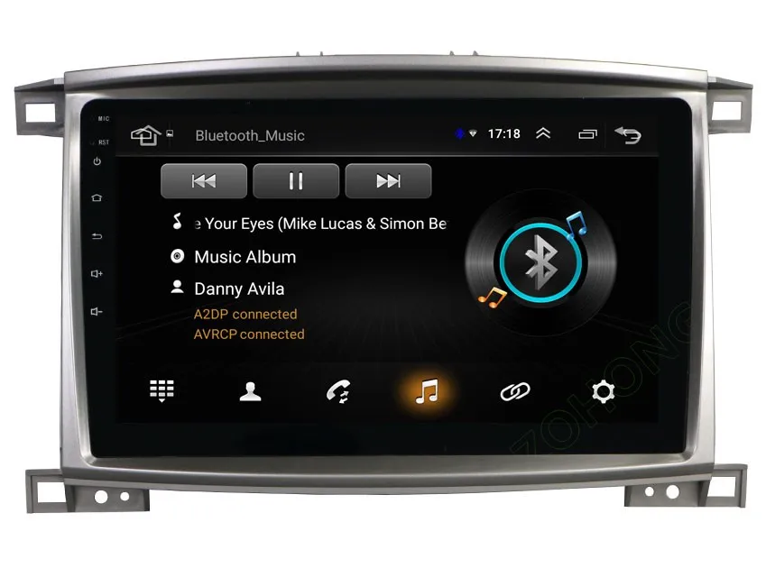 4G DSP 10,2 дюймов 2.5D Android 9,0 Автомобильный мультимедийный dvd-плеер для Toyota Land cruiser 100 LC100 Авторадио автомобильный gps навигатор стерео
