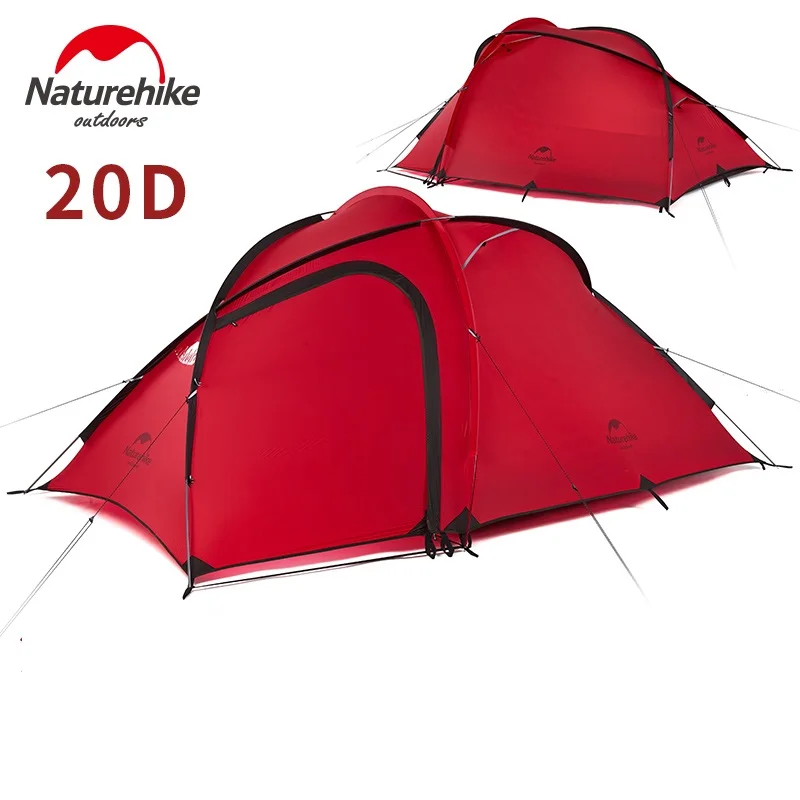 3-4 people NatureHike/высококачественные Семейные вечерние палатки для 1, 2, 3, 4, 6, 7, 8 человек, водонепроницаемые палатки для кемпинга, надувные Семейные палатки - Цвет: 3-4 people