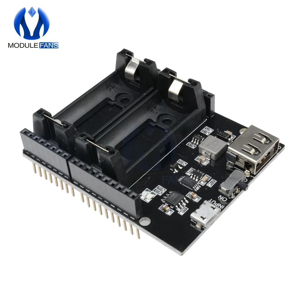 ESP8266 ESP32 2 Двойной 16340 перезаряжаемый литиевый аккумулятор зарядное устройство