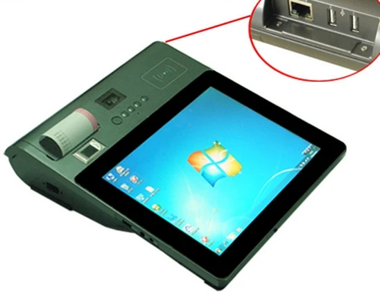 WindowsXp/7/8 OS сенсорный экран Android 3G POS терминал беспроводной pos с RFID смарт кардридером