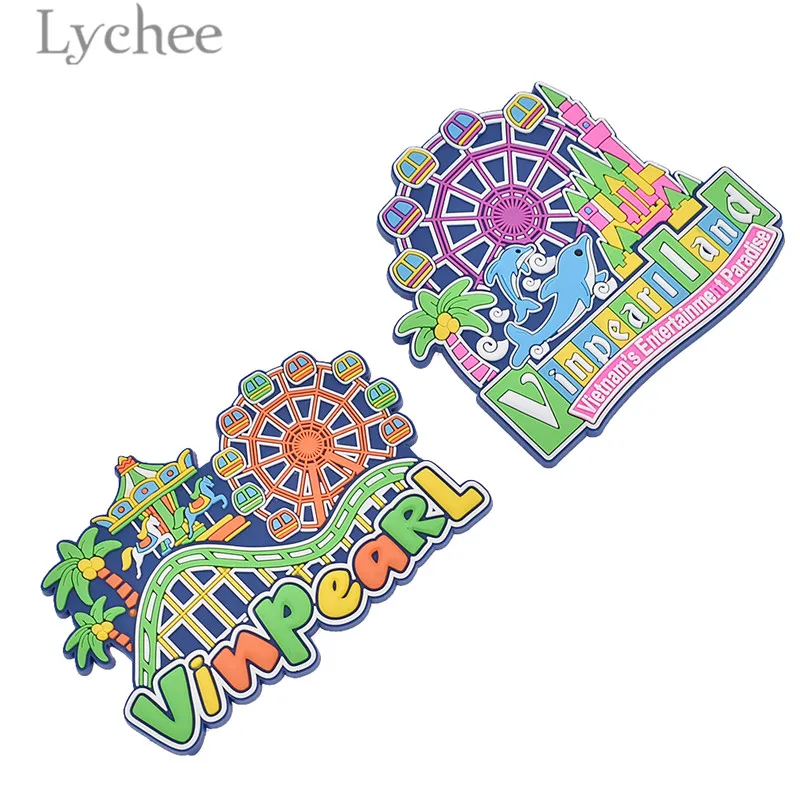 Lychee Life вьетнамский жемчужный остров ветряная мельница магнит на холодильник