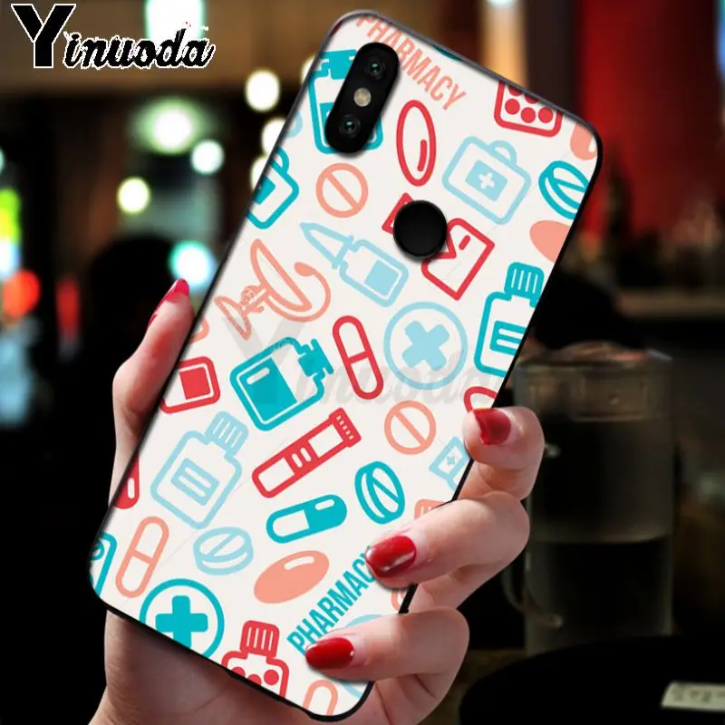 A9 Yinuoda медсестра мультфильм медицинские таблетки чехол для телефона для xiaomi redmi 7 5 плюс 6pro 6a 4x go note5 note7 note6pro mi8se 9se coque - Цвет: A9