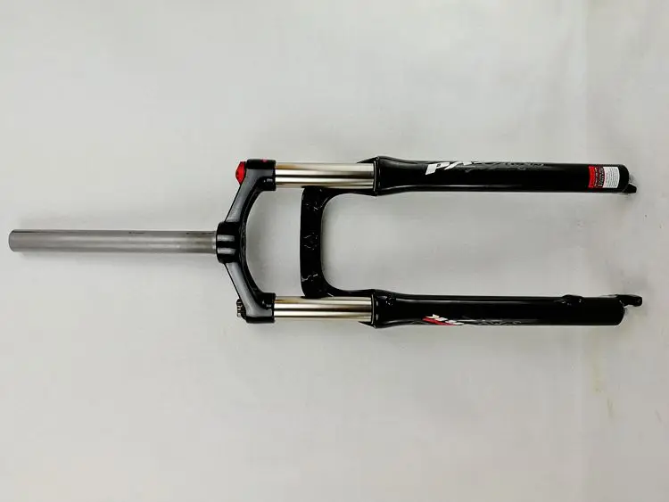 Glossy Black Pasak Велосипедная вилка 26 велосипедная передняя вилка с амортизацией для 26*4,0 мм шин - Цвет: Glossy Black