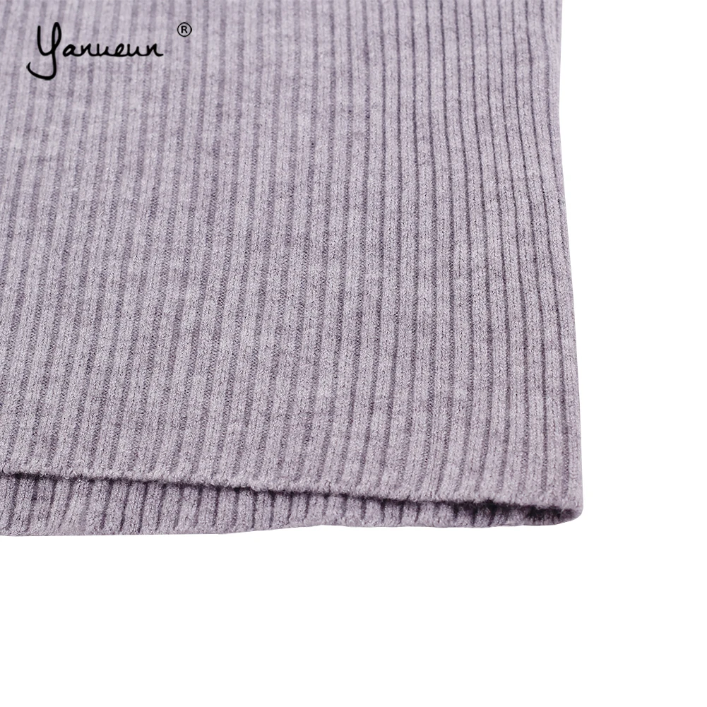 Yanueun 2018 Autumn Winter New Hot Women Sweaters and Pullovers Buttons Knitted Tops Long Sleeve Knit Jumpers Slim | Женская одежда