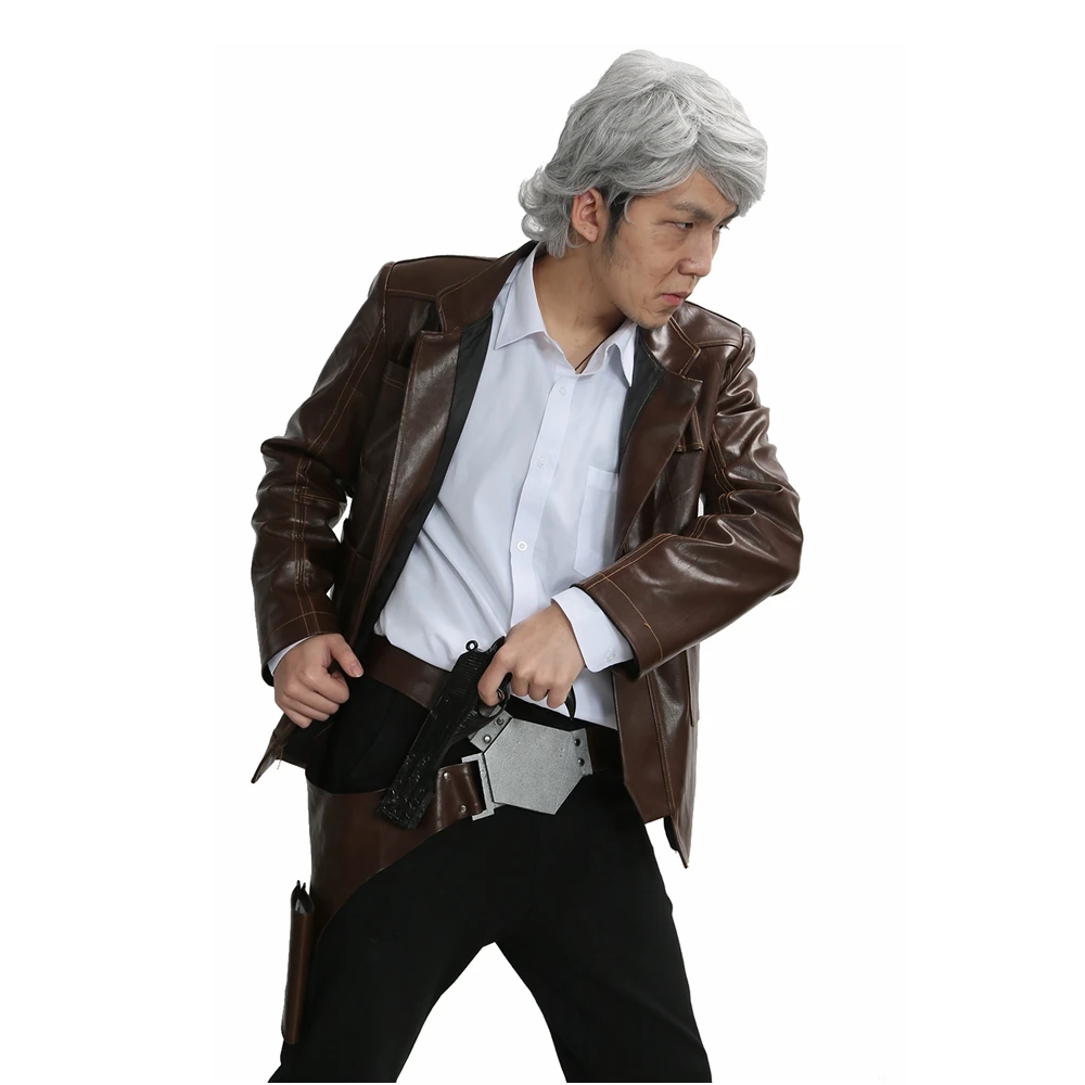 X-COSTUME Han Solo пояс Звездные войны The Force Awakens Косплей чехол из кожезаменителя пояс высокое качество Регулируемый Хэллоуин косплей реквизит