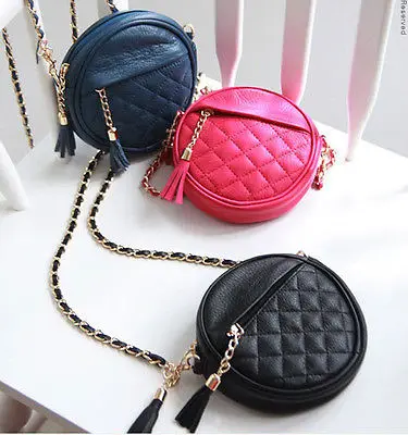 New Women Ladys Pu Leather Chain Circle Clutch Tote Handbag Shoulder Bags Purse | Багаж и сумки