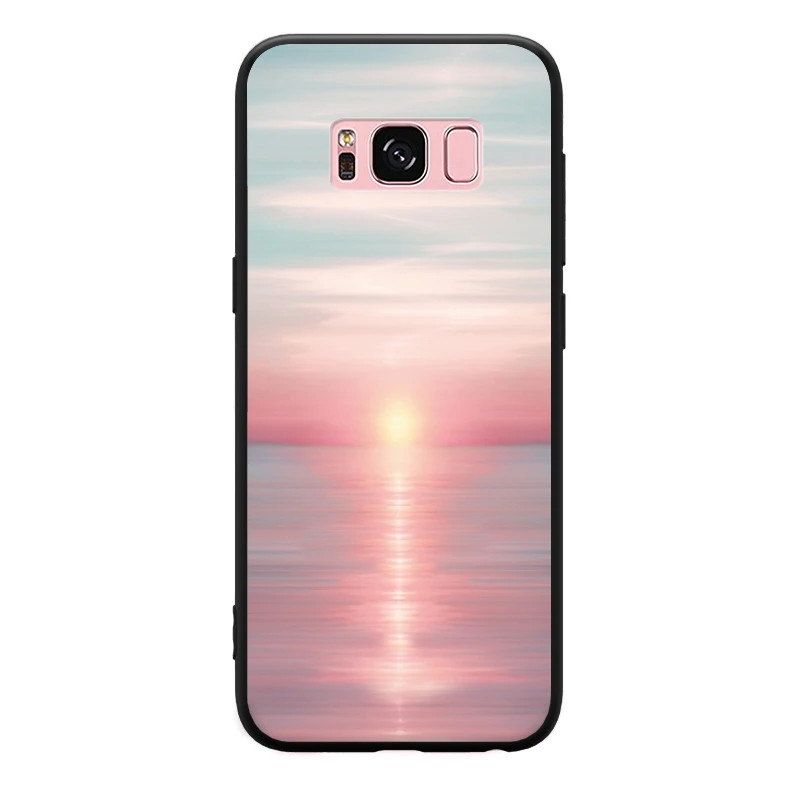 Природный пейзаж принт с бабочками, цветочный узор для samsung Galaxy A3 A5 A8 J3 J5 J7 жесткий чехол для телефона - Цвет: 7383