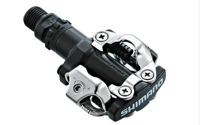 black PD M520 велосипедные педали SPD самоблокирующиеся велосипедные педали, педали для горного велосипеда, запчасти PD-M520 SH51 шип с PD22 - Цвет: black