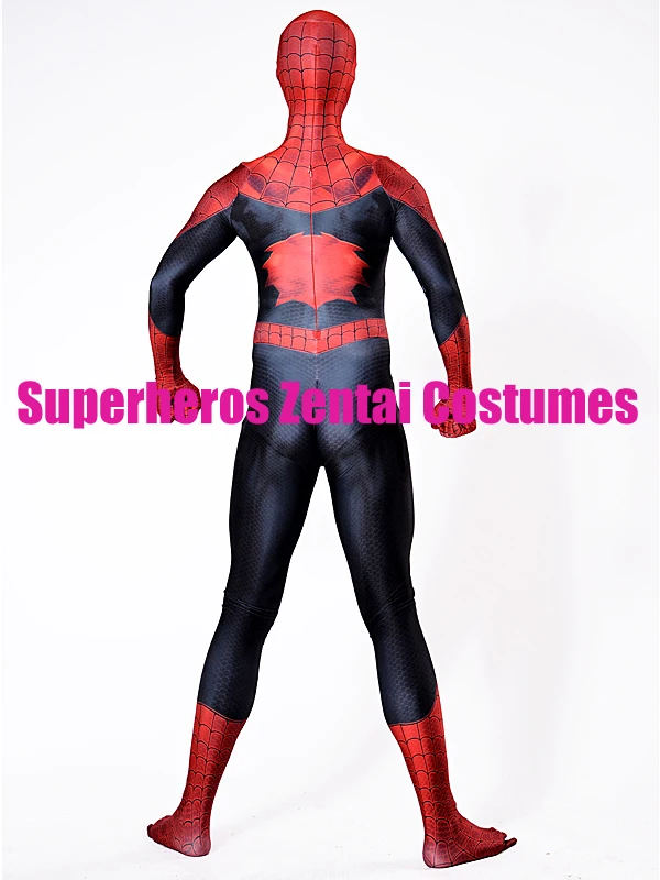 2017 новейший Костюм Супергероя человека-паука 3D принт спандекс косплей на