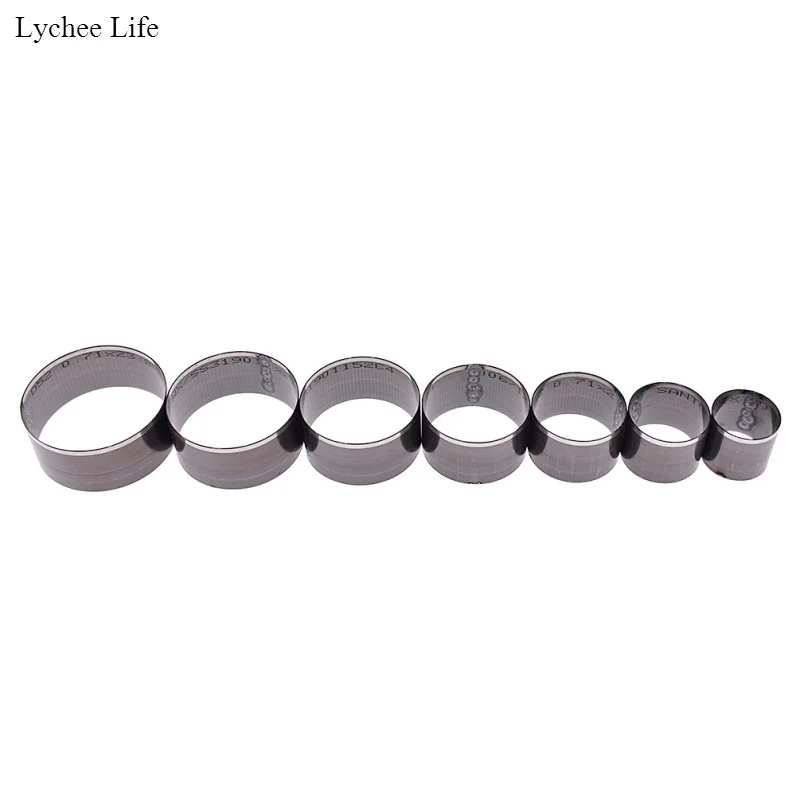 

Шаблон для рукоделия Lychee Life, 7 шт., круглый маленький колокольчик