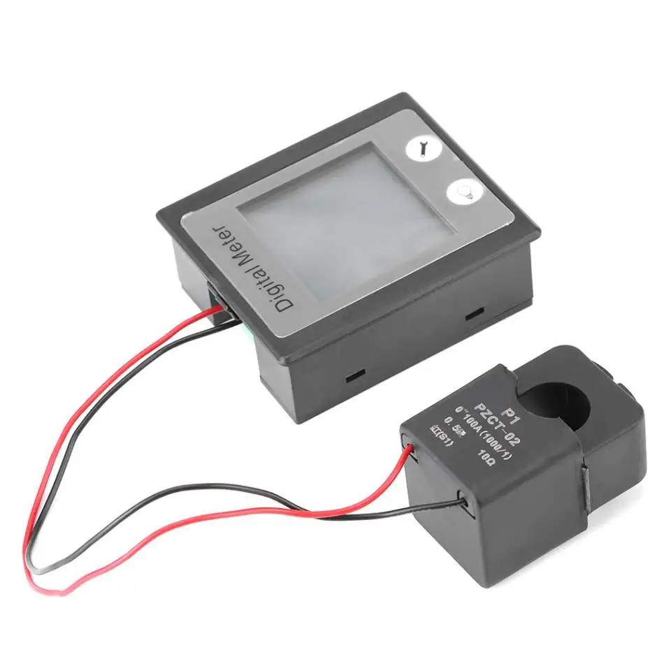 PEACEFAIR STN экран дисплея AC 80 260V 100A напряжение тока ватт панели энергии Вольтметр +