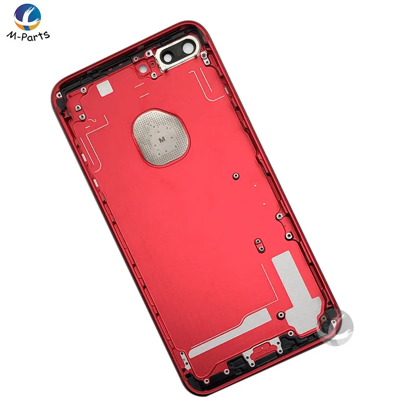 Универсальная версия заднего корпуса с рамкой камеры для iPhone 7 Plus P металлический