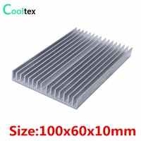special offer 100x60x10mm aluminum heatsink radiator for chip led electronic computer s component heat dissipation cooling