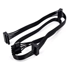 Кабель-разветвитель модульный 5-контактный штекер 1-3 SATA 15-контактный разъем Питания прямоугольный SATA SSD порт мультипликатор для Great Wall