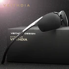 Мужские солнцезащитные очки VEITHDIA, из алюминиево-магниевого сплава с поляризационными стеклами, степень защиты UV400, модель 6592,