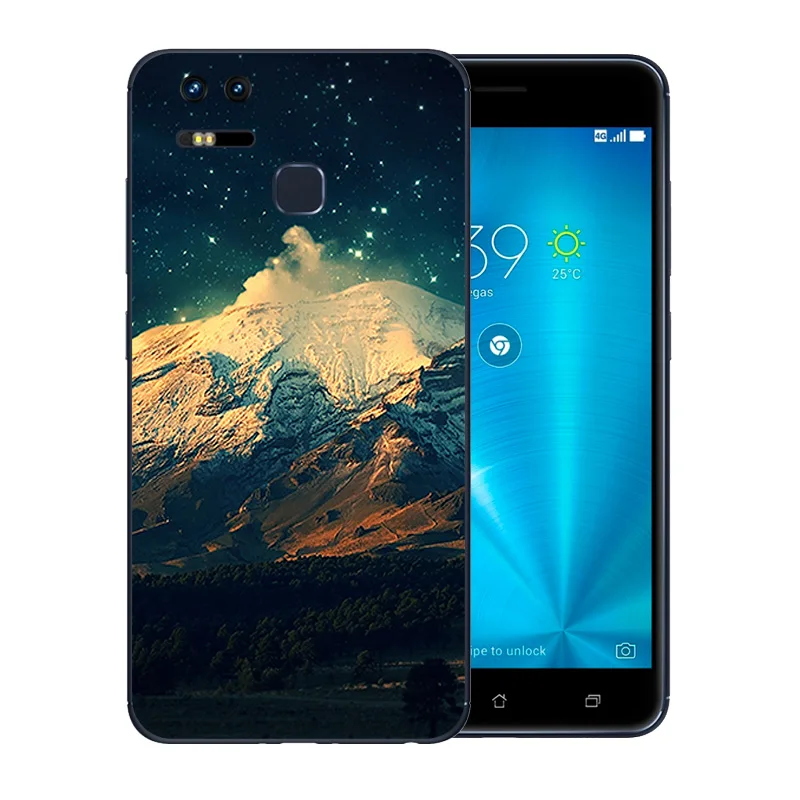 Phone Case 5.9 inch for Huawei Nova 2i Soft Silicone Mate 10 Lite Landscape Pattern Slim TPU Skin MaiMang 6 Shell |