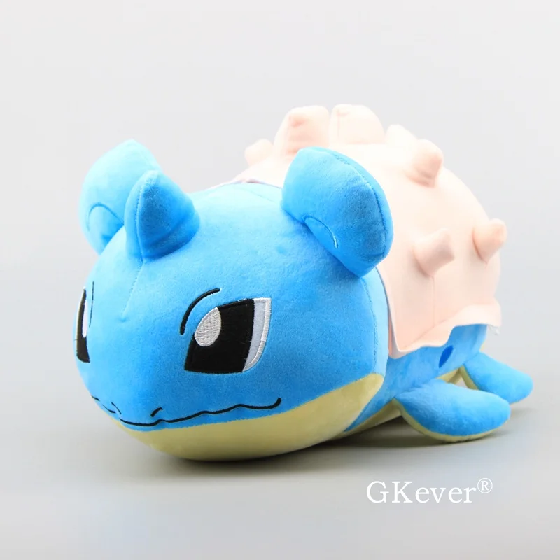 Мультипликационная серия Пикачу куклы Growlithe Lapras Riolu плюшевые игрушки лежа Raichu Мягкие куклы милая подушка игрушки 26-37 см