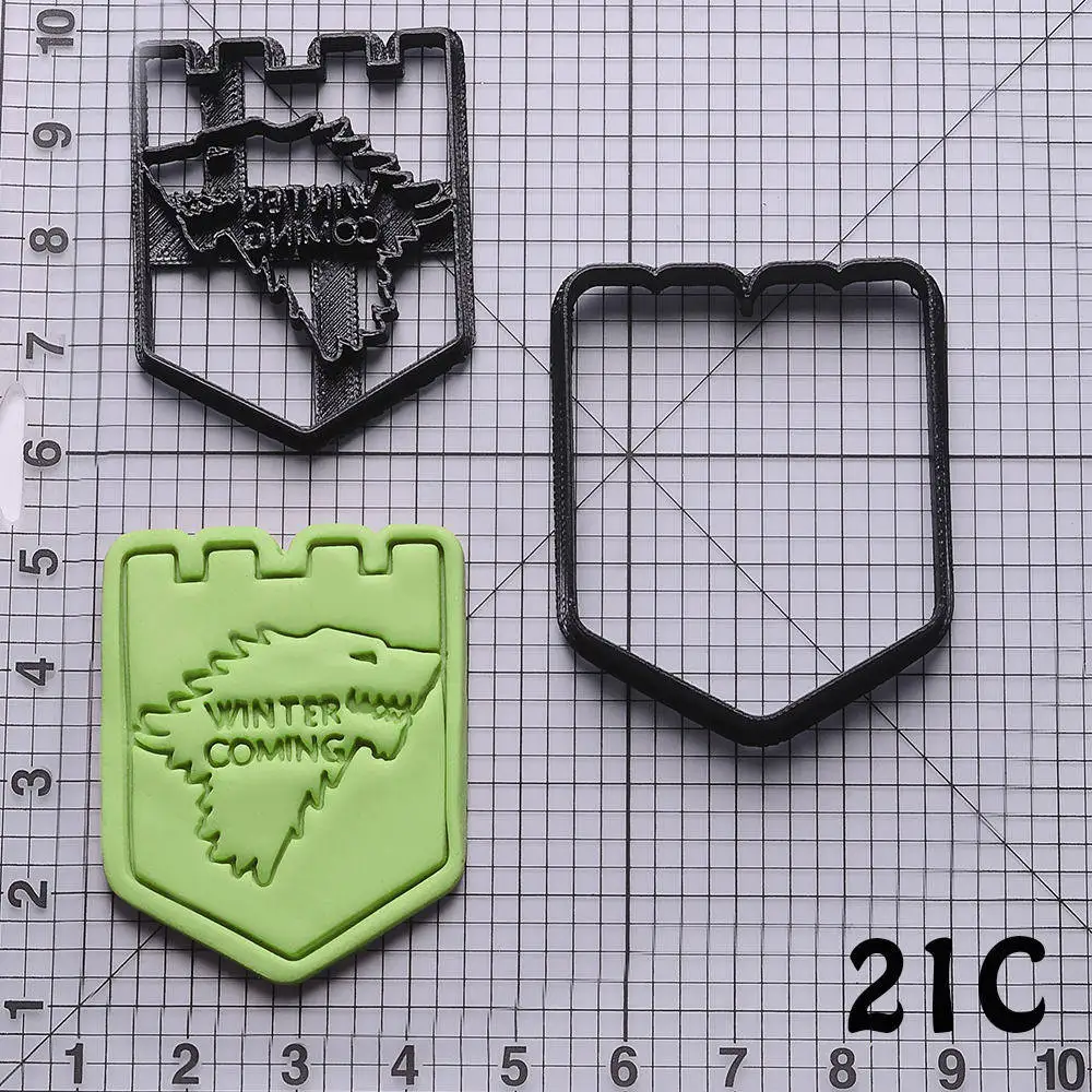 Песнь Льда и Огня Arryn Старк форма резак печенья набор на заказ 3D печатных торт