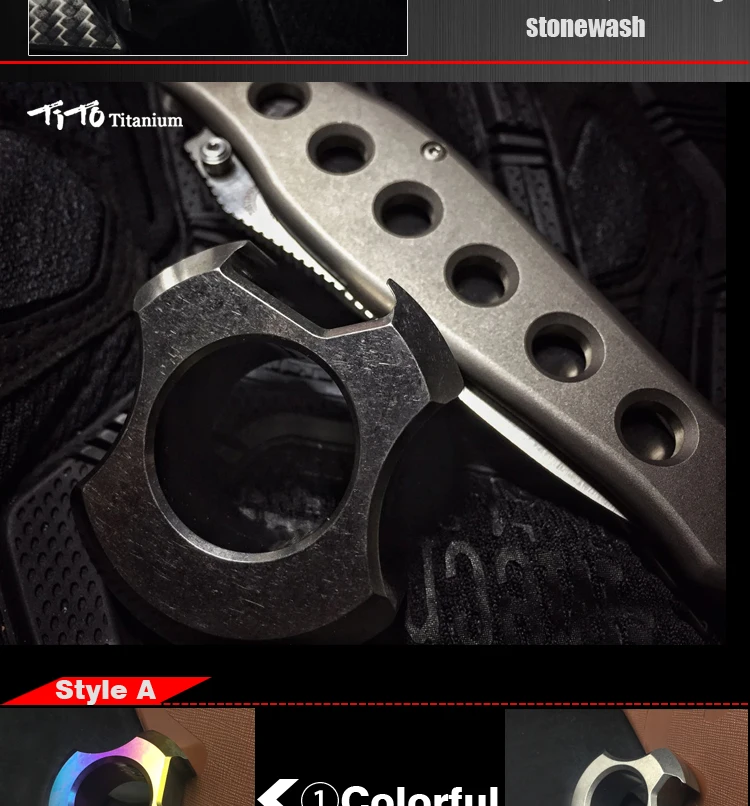 TiTo EDC титановый сплав классические подарки для мужчин многофункциональные игрушечные инструменты метеорит брелок инструменты для наружного применения титановый Спиннер