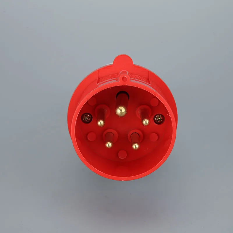 16A IP44 5 контактов 3P + E N Промышленные вилки 380 ~ 415 В штекеры и розетки для