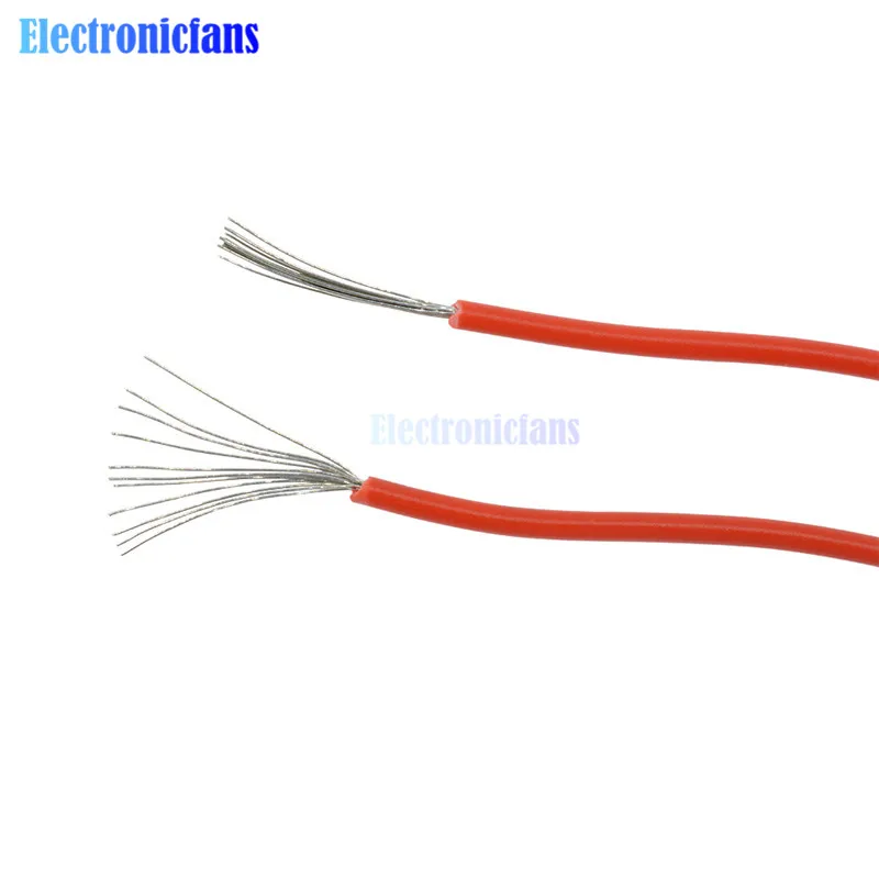 Красный 10 м Φ 24AWG провод с крючком 80C / 300V шнур DIY Electric|cord diy|cord wires24 v |