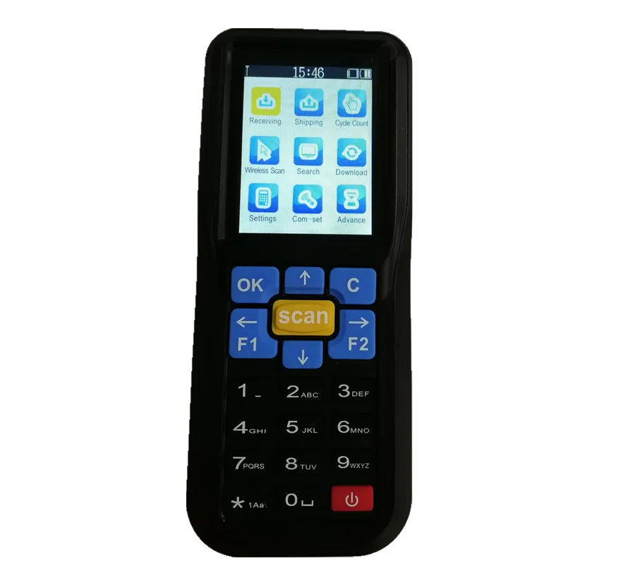 

NEW machine 433MHz Wireless Data Collector Barcode Laser Reader Terminal Inventory Reader Bar Code for POS Terminal