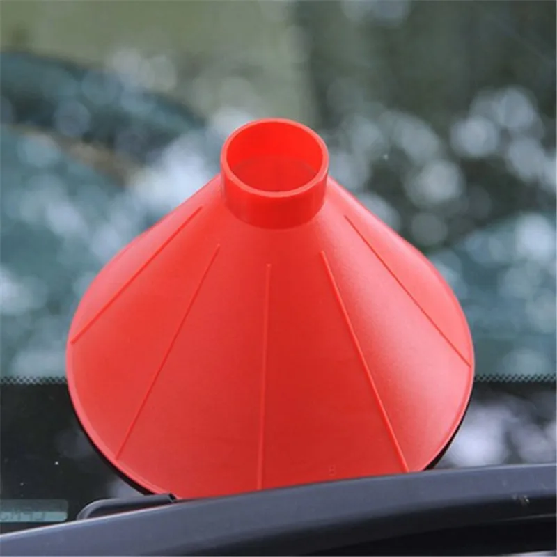 1pcs Red Funnel Magic Scrape-A-круглый скребок для льда на лобовом стекле удаляет лопату для снега Чистящая Щетка для машины Воронка для лобового стекла скребок для льда - Цвет: 1pcs Red Funnel