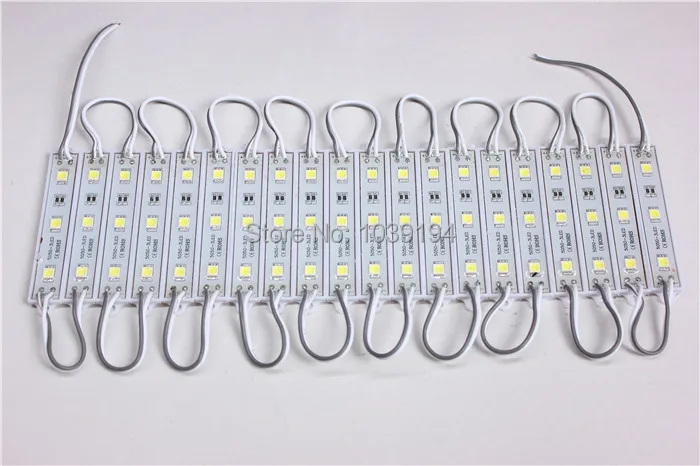 200 шт. 5050 3 светодиодных модуля белый водонепроницаемый DC12V LED Канал Буквы высокой