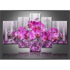 Алмазная 3D вышивка YI BRIGHT, вышивка крестиком, картина 5 комплектов цветение персика, полноразмерная алмазная живопись, украшение для дома, GT