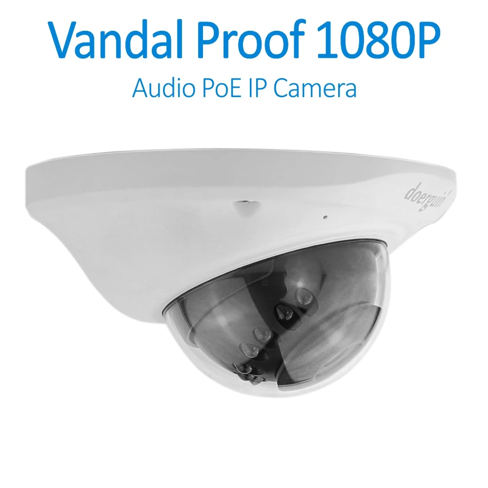 Doerguin PRO SONY IMX323 HiSilicon 3516CV300 H.265 вандалозащищенные Onvif аудио PoE IP Камера с 2 8 мм широкий